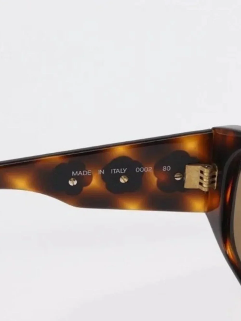 CHANEL Sunglasses plastic Brown CC Auth bs32160
